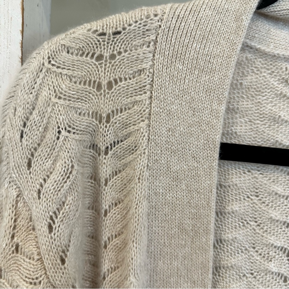 Johnny Was Cashmere & Linen Cardigan-Perfect for Spring - Picture 3 of 4